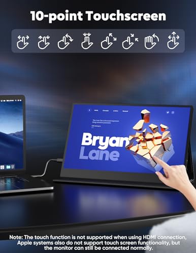 KEEPTIME 13.3" 4K Touchscreen Portable Monitor