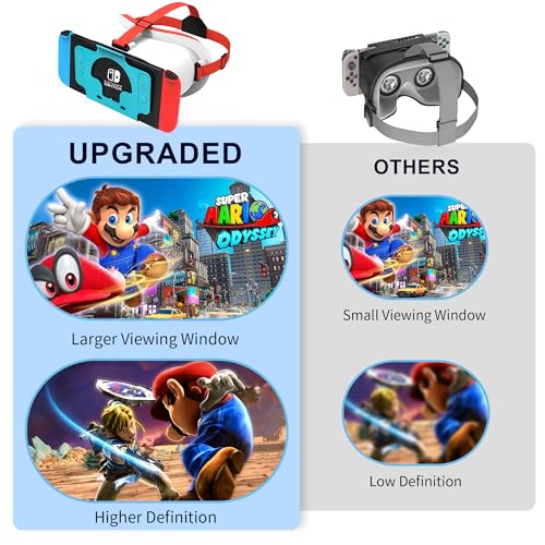 DEVASO VR Headset for Nintendo Switch & OLED