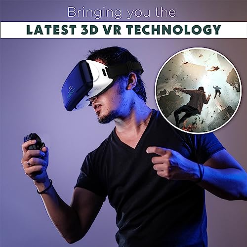 Ultralight VR Headset with Bluetooth Controller