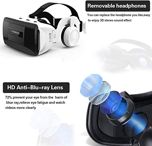Next-Gen VR Headset for iOS/Android with Remote