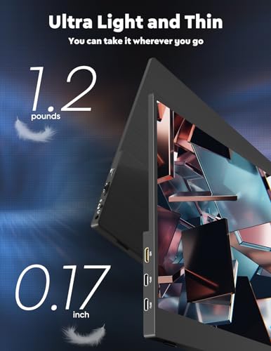 KEEPTIME 13.3" 4K Touchscreen Portable Monitor