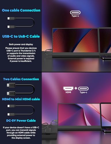 KEEPTIME 13.3" 4K Touchscreen Portable Monitor