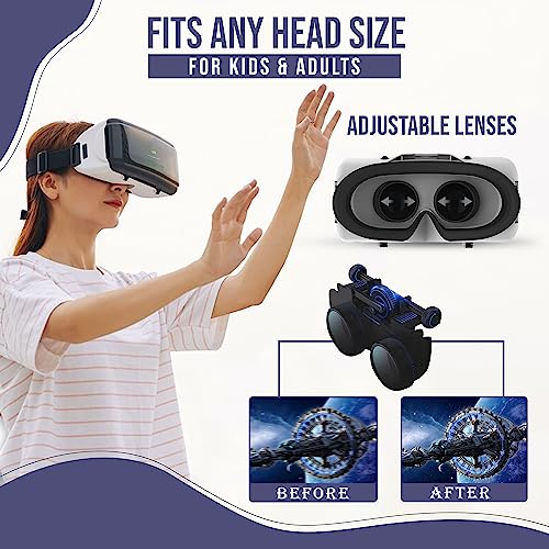 Ultralight VR Headset with Bluetooth Controller