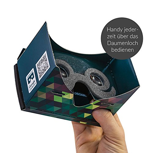 Google Cardboard VR Viewer with Head Strap and Cushion