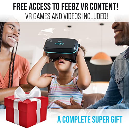 Kids' VR Headset with Remote & 3D Video Links