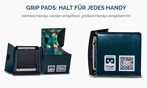 Google Cardboard VR Viewer with Head Strap and Cushion