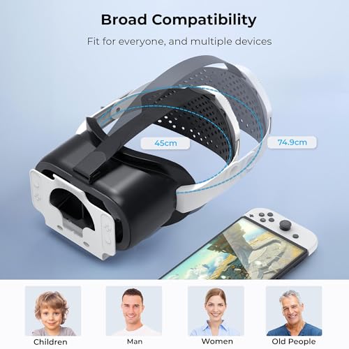 Enhanced VR Headset for Nintendo Switch & OLED