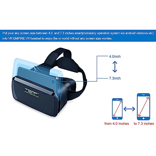 Universal VR Headset for Phones - Movies & Games