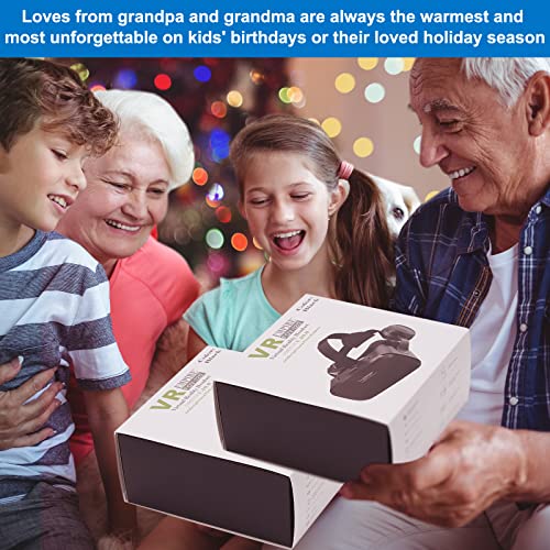 3D VR Headset with 120°FOV, Anti-Blue Light