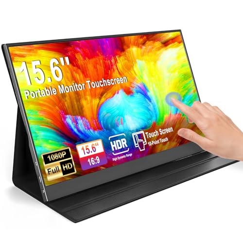 15.6" Touchscreen Portable Monitor for Gaming & Travel