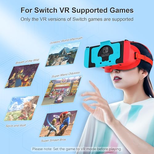 DEVASO VR Headset for Nintendo Switch & OLED