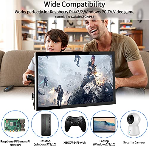 10.1" Portable Touchscreen Monitor for Raspberry Pi