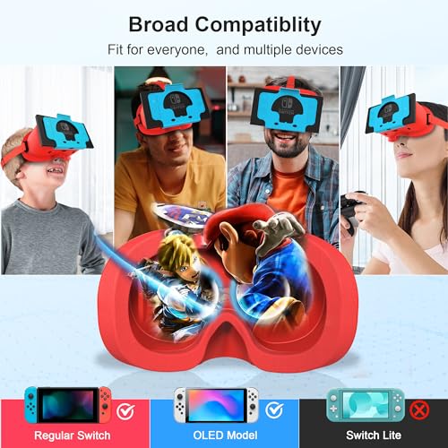 DEVASO VR Headset for Nintendo Switch & OLED