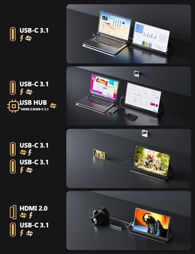 15.6" 4K Touch Screen Portable Monitor