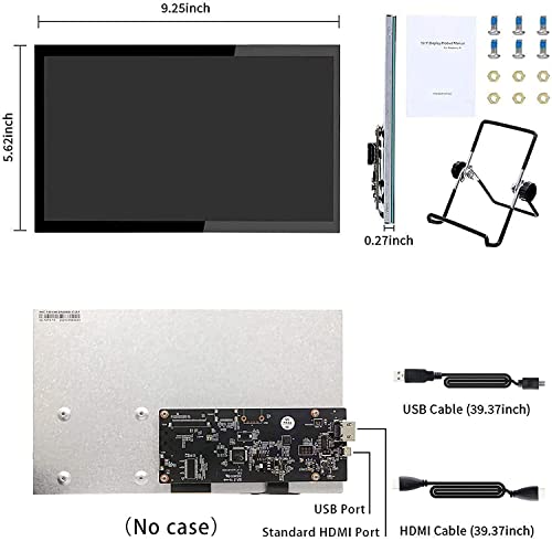 10.1" Portable Touchscreen Monitor for Raspberry Pi