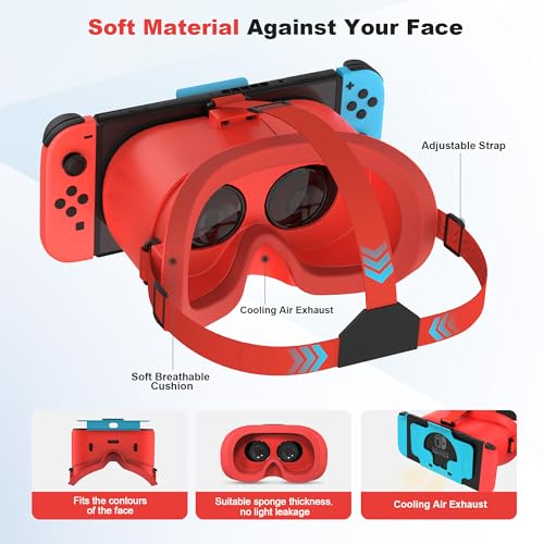 MVPTGRS VR Headset for Nintendo Switch & OLED