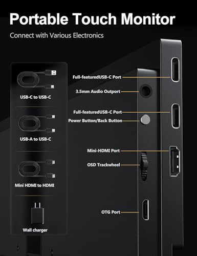 15.6" 4K Touch Screen Portable Monitor
