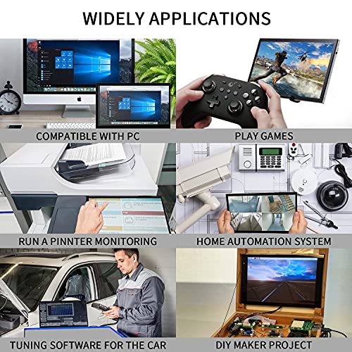 10.1" Portable Touchscreen Monitor for Raspberry Pi