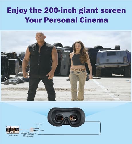 Bigeyes H3 Portable Mobile Cinema Video Glasses