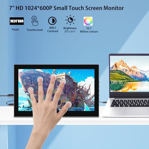 7-Inch Touchscreen Mini HDMI Monitor for Gadgets