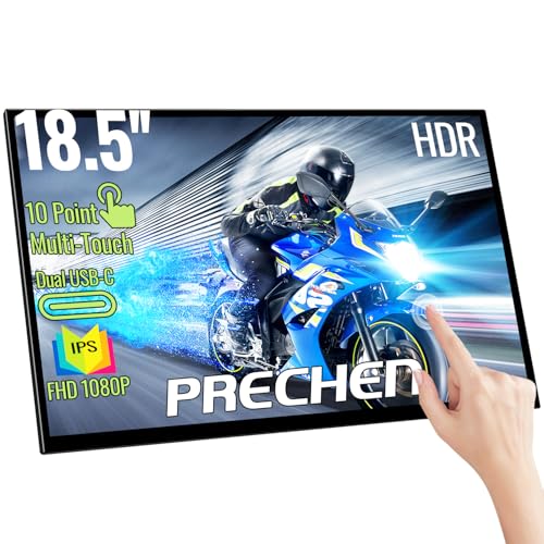 18.5" Touchscreen Portable Monitor with FHD Display
