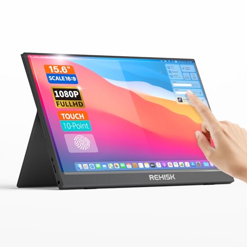 ReHisk 15.6" FHD Portable Touch Screen Monitor