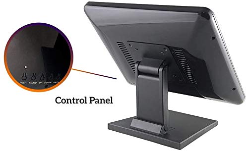 15-Inch Touchscreen Monitor with Metal POS Stand