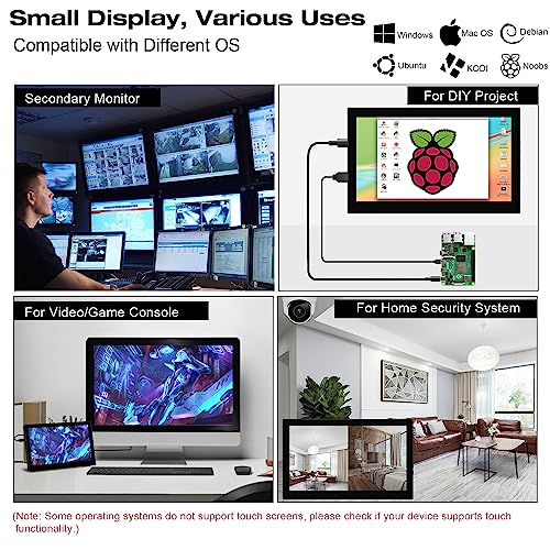 7-Inch Touchscreen Mini HDMI Monitor for Gadgets