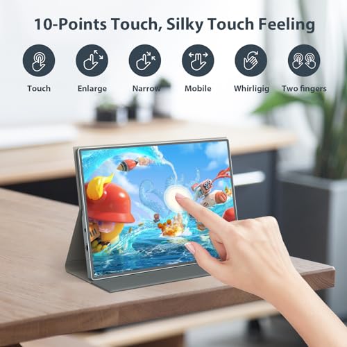 FHD 10.5" Touchscreen Portable Travel Monitor