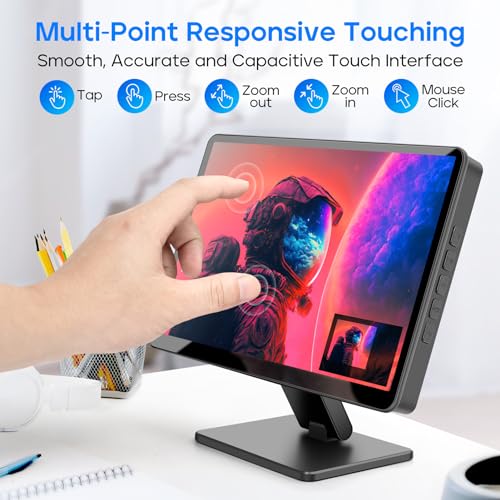 ROADOM 10.1" Touch Screen Monitor for Raspberry Pi