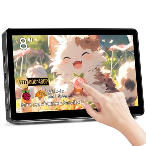 8-Inch HD Touchscreen Mini Monitor with HDMI