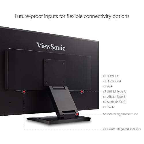ViewSonic 27" 1080p Touchscreen Monitor with Ergonomics