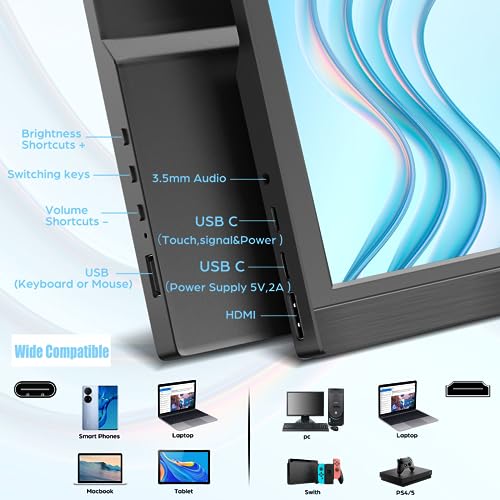 Kenowa 11.6" Touchscreen Portable FHD Monitor