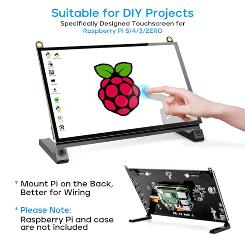 10.1" Raspberry Pi Touchscreen Monitor with Speakers