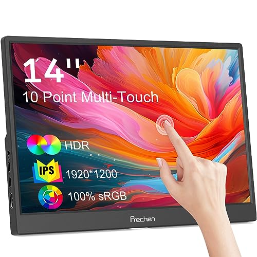 14" Touchscreen Portable Monitor with HDMI & USB-C
