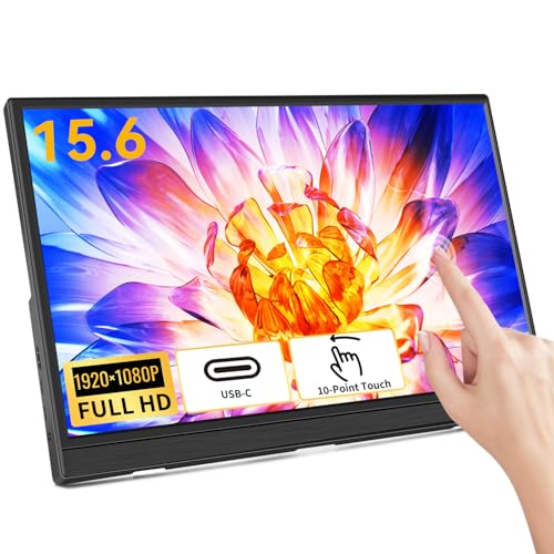 15.6" Touchscreen Portable Monitor with Kickstand