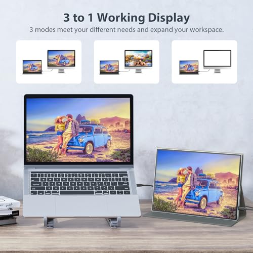 FHD 10.5" Touchscreen Portable Travel Monitor