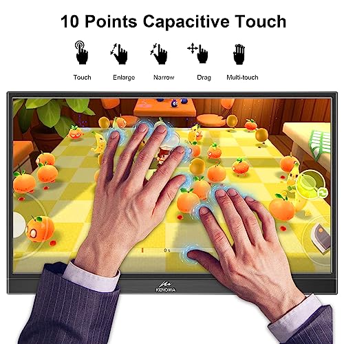 Kenowa 15.6" FHD Touchscreen Portable Monitor