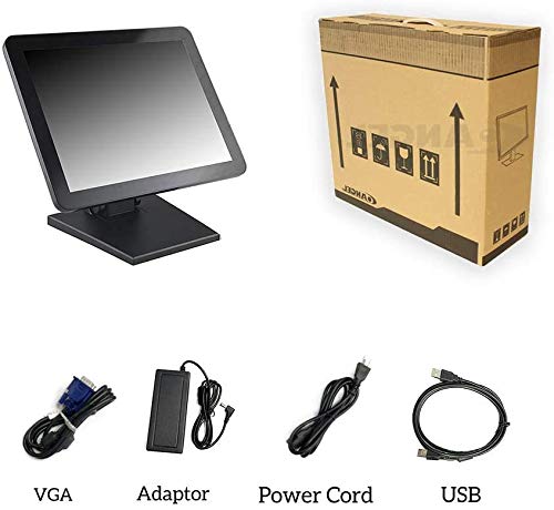 15-Inch Touchscreen Monitor with Metal POS Stand