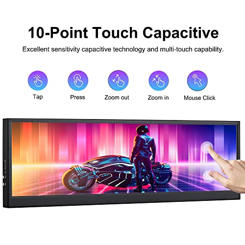 Wisecoco 12.6" FHD Touch Screen Monitor