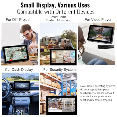 8-Inch HD Touchscreen Mini Monitor with HDMI