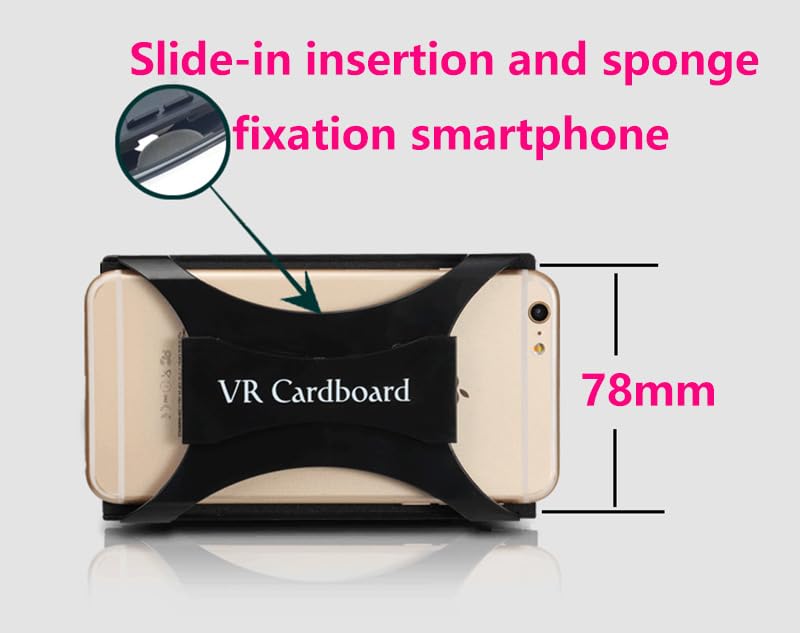 Google Cardboard VR Headset with Comfortable Strap