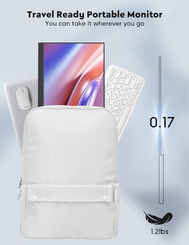 OUNSHLI 13.3'' 4K Touchscreen Portable Monitor