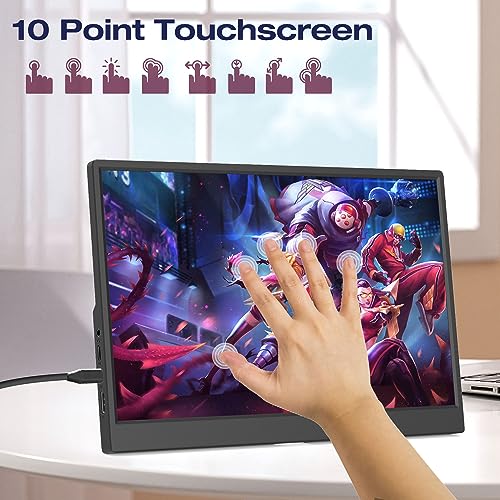 14" Touchscreen Portable Monitor with HDMI & USB-C