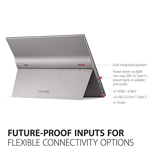 ViewSonic 15.6" Touchscreen Portable Monitor 1080p