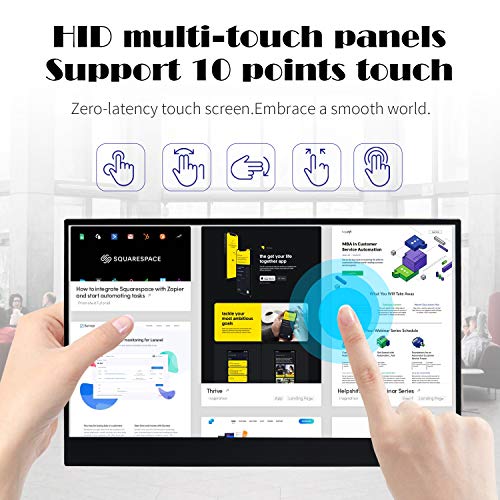 WIMAXIT 15.6" FHD Touchscreen Portable Monitor