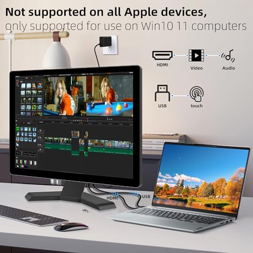 17" Full HD Touchscreen Monitor with HDMI USB