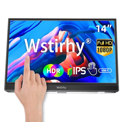 Wstirhy 14" FHD Touchscreen Portable Monitor