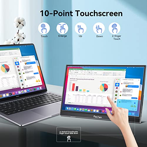 15.6" Touchscreen Portable Monitor with HDMI & USB-C