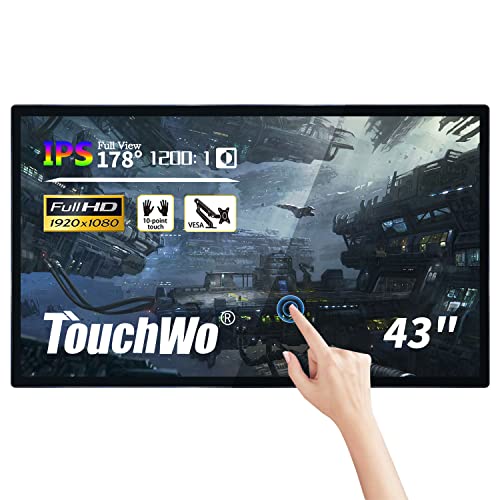 TouchWo 43" Interactive Touchscreen Smart Board 1080P